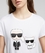 Camiseta Karl Lagerfeld&Choupette blanca